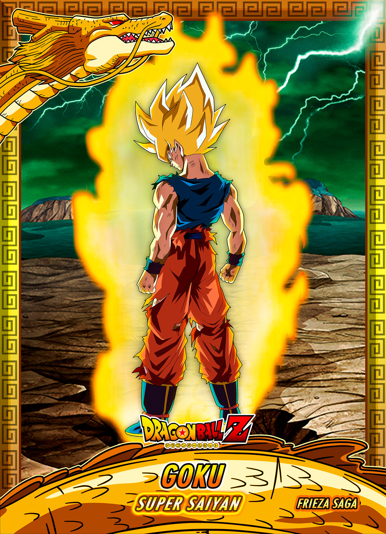 Goku Super Saiyajin Card