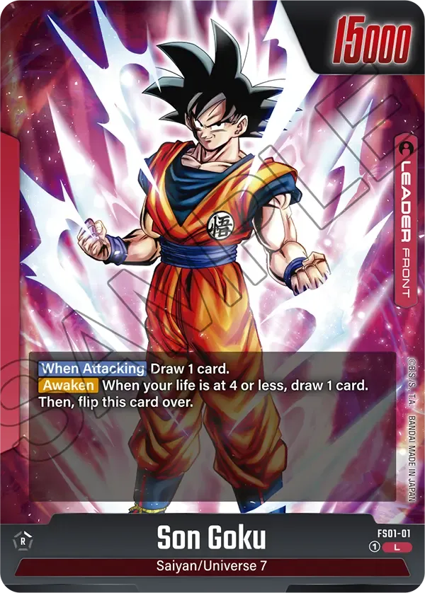 Goku Training Card